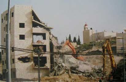 Le gouvernement d'Occupation Israélien continue sa guerre contre les construction palestiniennes à Jérusalem